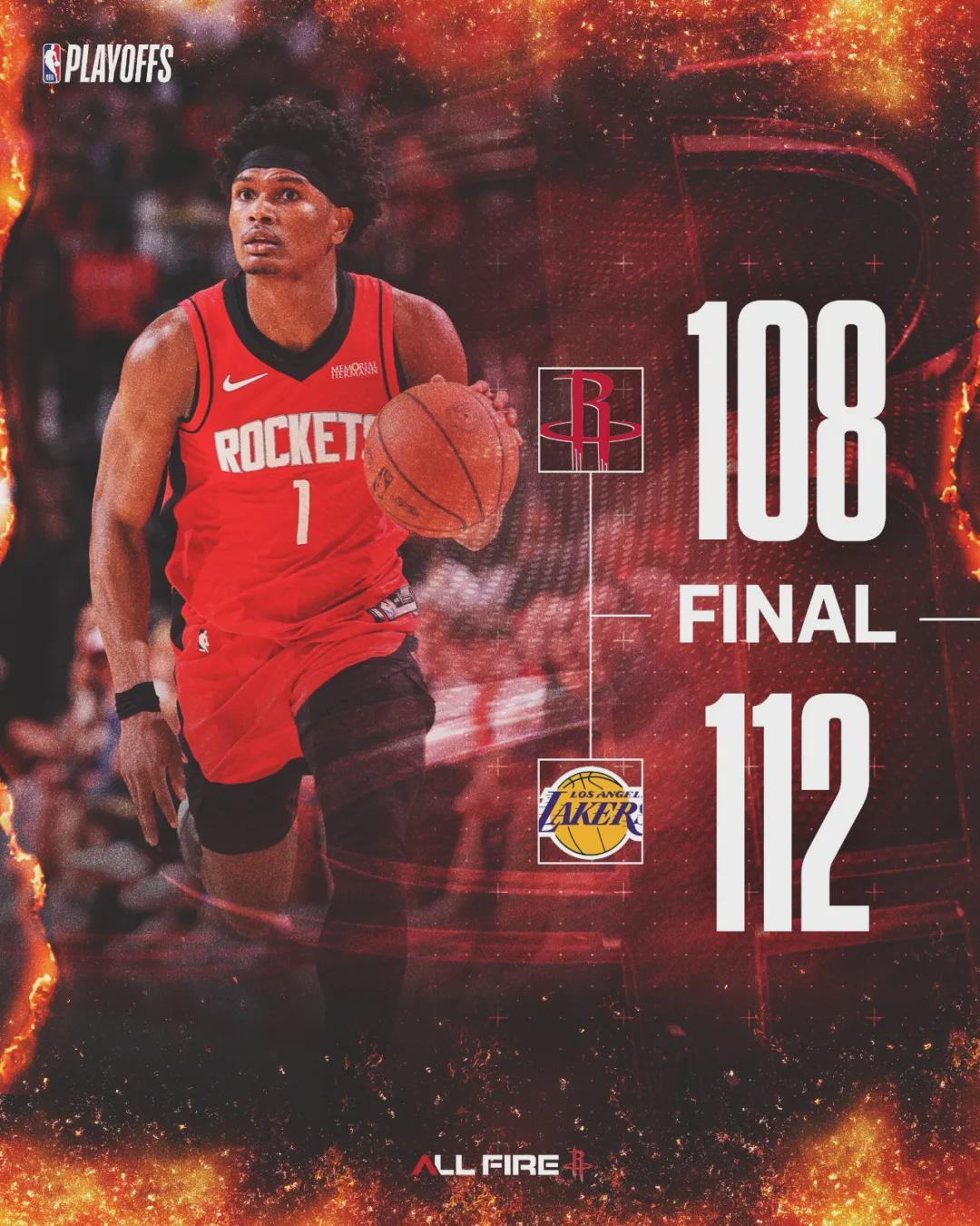 开云体育网页版-火箭扎心了！1713胜2负！载入NBA季后赛史册